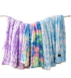 60x72Inch High end Quality Super Soft Thick Fluffy Outstanding Warm Double Sides Ruched Minky Throw Blankets for Couch
