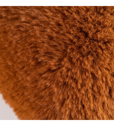 Copper Pumpkin Rabbit Faux Fur Blanket Ultra Soft Blanket Luxurious Fuzzy Warm Cozy Lightweight Soft Blanket